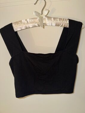 Reformation square neck crop top